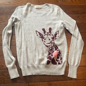 Super Cute Hollister Giraffe Sweater